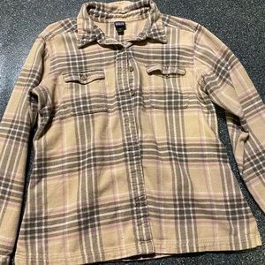 Patagonia organic cotton size 12 flannel